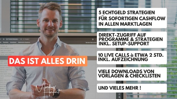 Performer Kurs - Freiheit durch Optionen - Das ist alles drin Performer-Kurs