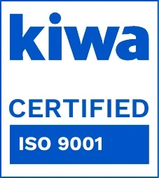 Kiwa ISO 9001 zertifiziert Kiwa ISO 9001 zertifiziert