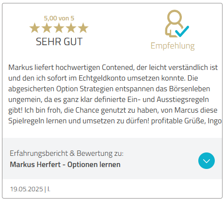 Kundenstimmen Proven Experte Feedback Ingo