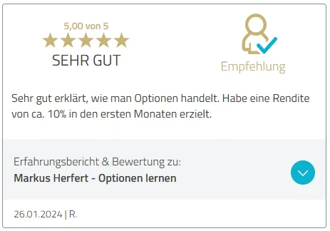 Kundenstimmen Proven Experte Feedback Rainer