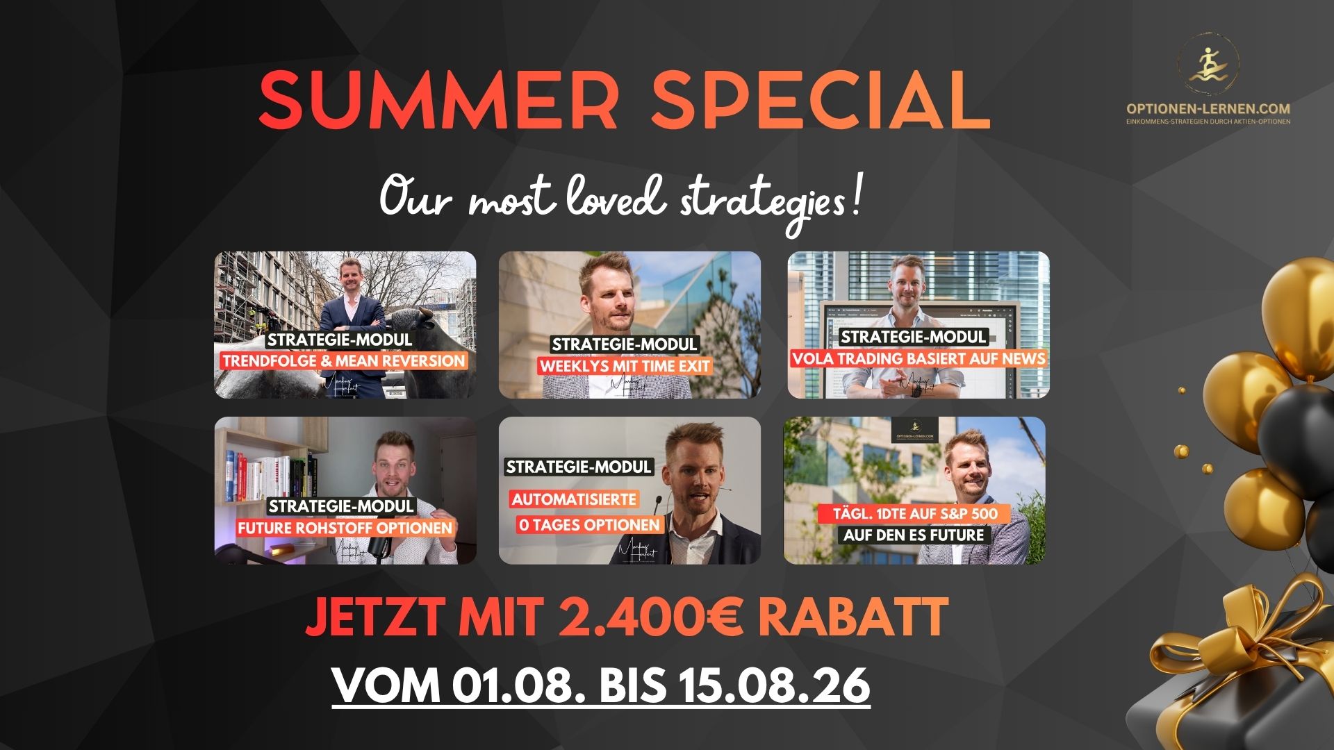 Summer Special Banner Das sagt unsere Markus Herfert Community